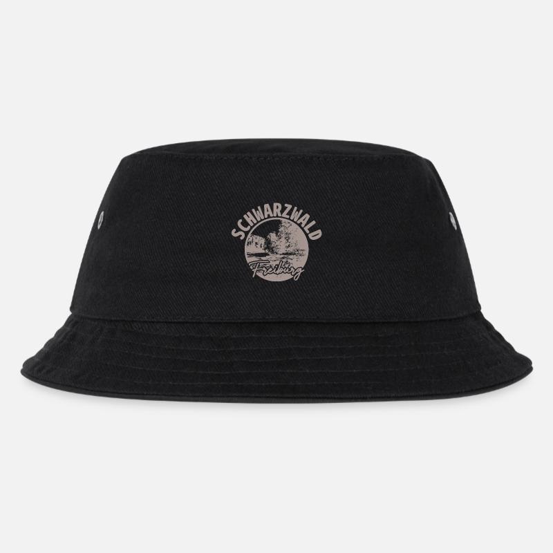 SCHWARZBALD-FREIBURG - Kinder Bucket Hat - Schwarz