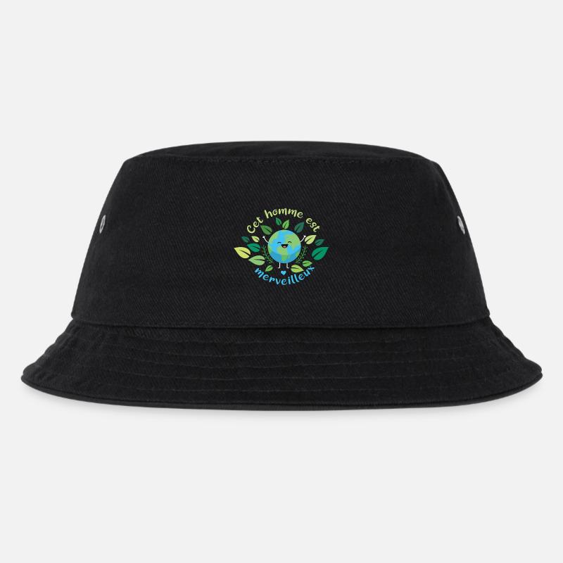 Dieser Mann ist wunderbar - Kinder Bucket Hat - Schwarz
