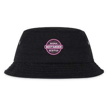 Bertha als Vorname - Kinder Bucket Hat - Schwarz - Vorne
