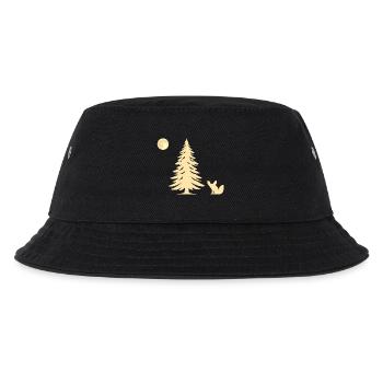 Fox in the Forest - gift idea - Kids’ Bucket Hat - black - Front