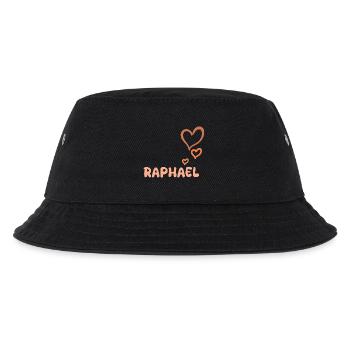 Geschenk für Raphael - Kinder Bucket Hat - Schwarz - Vorne