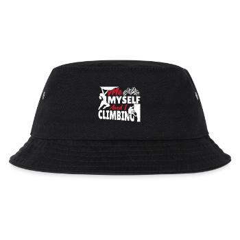 Bouldering Climbing Rock Climbing Climber Climbing - Kids’ Bucket Hat - black - Front