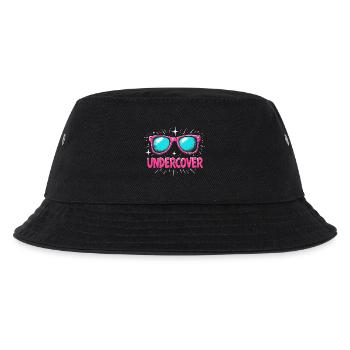 Lustige Sonnenbrille und Undercover Speech Kostüm - Kinder Bucket Hat - Schwarz - Vorne