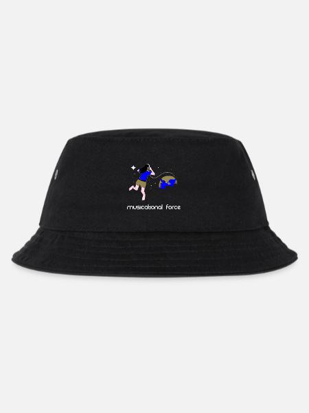Kraft der Musik - Kinder Bucket Hat - Schwarz