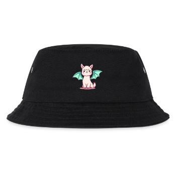 Alpakadrache - Kinder Bucket Hat - Schwarz - Vorne