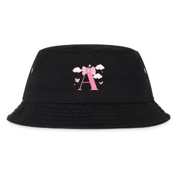 Brief an Pink Clouds - Kinder Bucket Hat - Schwarz - Vorne