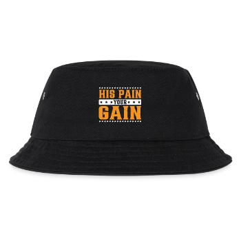 His Pain Your Gain 3 - Kinder Bucket Hat - Schwarz - Vorne