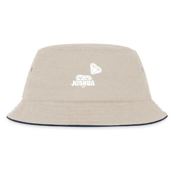 Joshua as Precious - Kids’ Bucket Hat - ecru/navy - Front