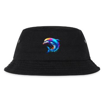Delfin - Kinder Bucket Hat - Schwarz - Vorne
