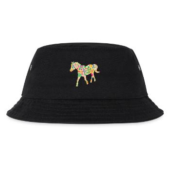 Reiten Pferd - Kinder Bucket Hat - Schwarz - Vorne