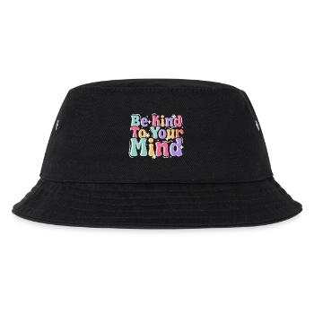 Be Kind To Your Mind - Kids’ Bucket Hat - black - Front