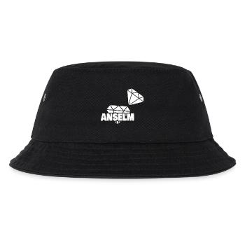 Anselm als Kostbar - Kinder Bucket Hat - Schwarz - Vorne