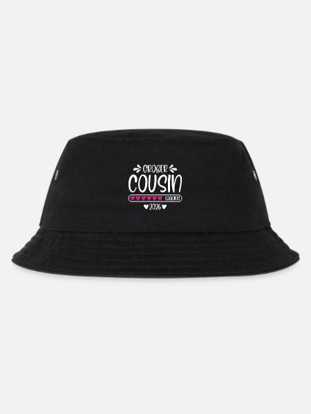 Großer Cousin 2026 - Kinder Bucket Hat - Schwarz