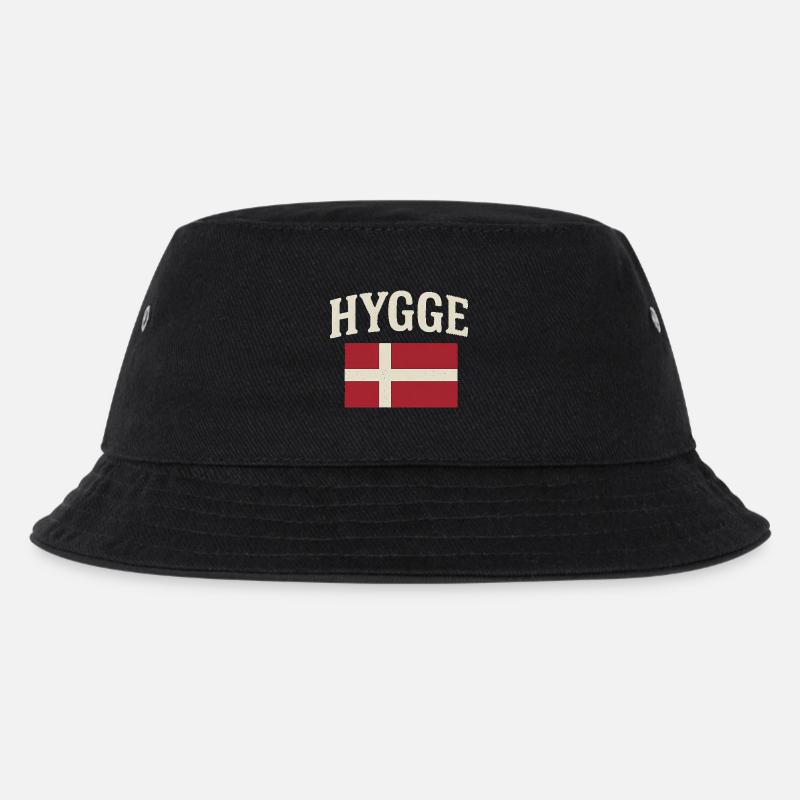 Hygge - Kinder Bucket Hat - Schwarz