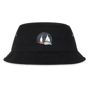 Sailboat - Kids’ Bucket Hat - black - Front