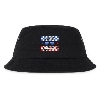 Französischer Optiker Beruf Geschenk für Optiker - Kinder Bucket Hat - Schwarz - Vorne
