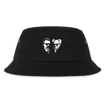 German Philosophers Nietzsche and Schopenhhauer - Kids’ Bucket Hat - black - Front