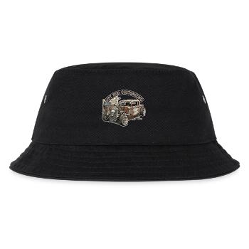 Rustic Hot Rod Customization Design - Kinder Bucket Hat - Schwarz - Vorne