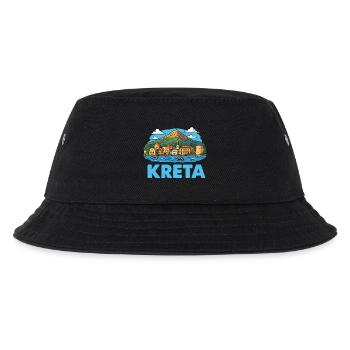 Crete Island - Kids’ Bucket Hat - black - Front