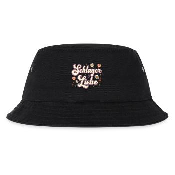 Schlager Liebe Schlager Party Team - Kinder Bucket Hat - Schwarz - Vorne