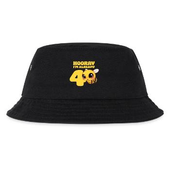Biene - Hourra j’ai déjà 4 ans - Bob Enfant - noir - Devant