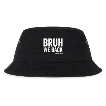 Bruder, wir unterstützen den ersten Schultag im #K - Kinder Bucket Hat - Schwarz - Vorne