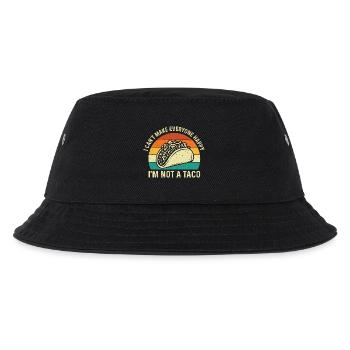 Ich kann nicht alle glücklich machen Ich bin kein Taco - Kinder Bucket Hat - Schwarz - Vorne