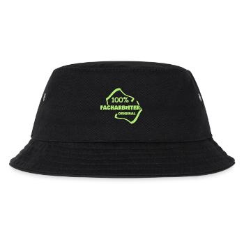Occupation: Skilled worker - Kids’ Bucket Hat - black - Front