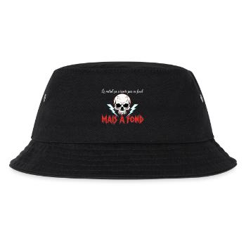 Metal-Musik auf Hochtouren - Kinder Bucket Hat - Schwarz - Vorne