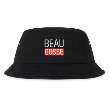Hübsche Männer Geschenk Humor Original Lustig Gebärdet - Kinder Bucket Hat - Schwarz - Vorne