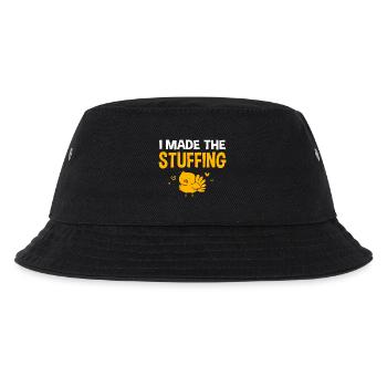 Thanksgiving Gender Reveal Werdende Mutter - Kinder Bucket Hat - Schwarz - Vorne