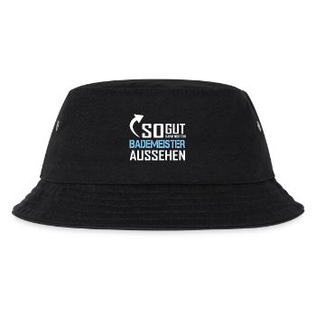 So gut kann nur ein Bademeister aussehen - Kinder Bucket Hat - Schwarz - Vorne
