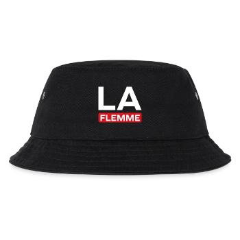 Faul - Kinder Bucket Hat - Schwarz - Vorne