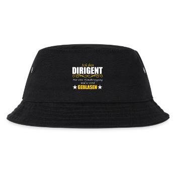 Dirigent lustiger Spruch Wortwitz Ironie Blasmusik - Kinder Bucket Hat - Schwarz - Vorne