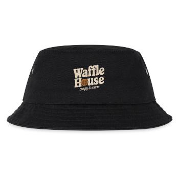 Waffle House – Crispy & Warm - Kids’ Bucket Hat - black - Front