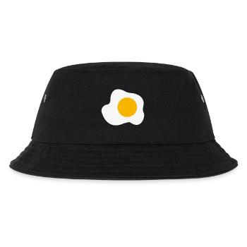 Spiegelei Frühstück Grafik Humor - Kinder Bucket Hat - Schwarz - Vorne
