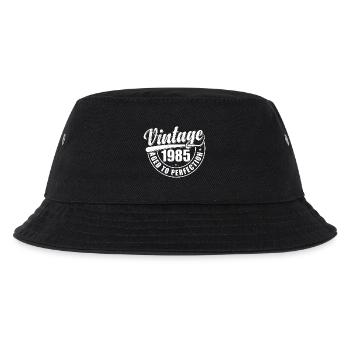 Geburtstagsgeschenk 1985 Jahrgang 1985 Retro 1985 - Kinder Bucket Hat - Schwarz - Vorne