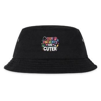 Our patients are CutER - Kids’ Bucket Hat - black - Front