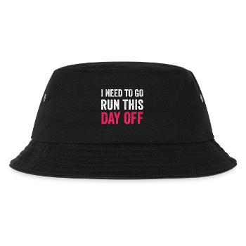 Ich muss diesen Tag frei machen - Kinder Bucket Hat - Schwarz - Vorne