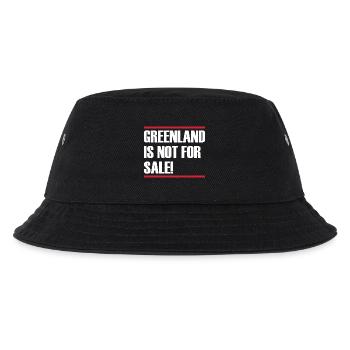Greenland Is Not For Sale - Kids’ Bucket Hat - black - Front