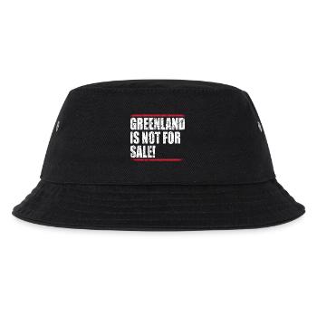 Greenland Is Not For Sale - Kids’ Bucket Hat - black - Front