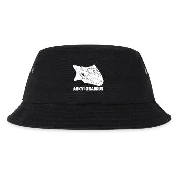 Ankylosaurus Fossil Schädel - Kinder Bucket Hat - Schwarz - Vorne