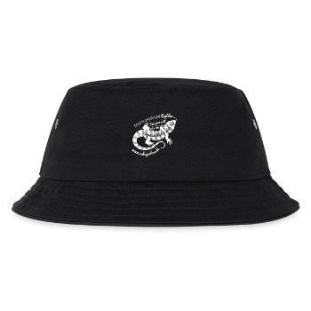Südamerikanische Echse  - Kinder Bucket Hat - Schwarz - Vorne