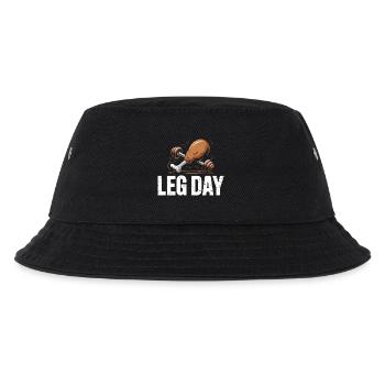Leg Day Power Duel - Kids’ Bucket Hat - black - Front