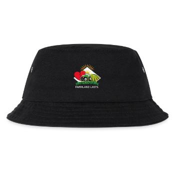 Love Fades Farmland Lasts – Ironischer Spruch - Kinder Bucket Hat - Schwarz - Vorne
