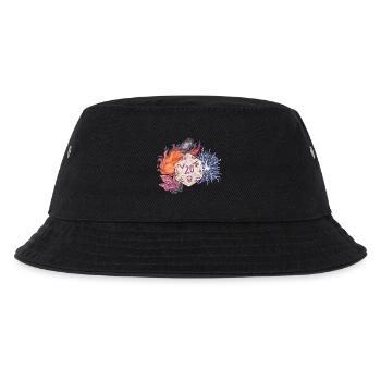 Rollenspiel Tabletop D20 Würfel Geschenk Magier - Kinder Bucket Hat - Schwarz - Vorne