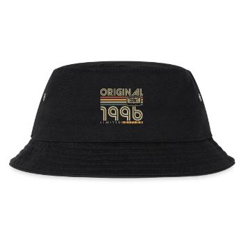 Original 1996 Jahrgang Vintage Geburtstag Geschenk - Kinder Bucket Hat - Schwarz - Vorne