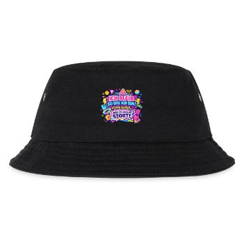 Ich Bleib So Wie Ich Bin – Allein Stark - Kinder Bucket Hat - Schwarz - Vorne