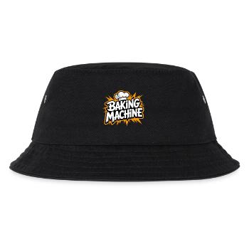 Baking Machine Fun - Kinder Bucket Hat - Schwarz - Vorne
