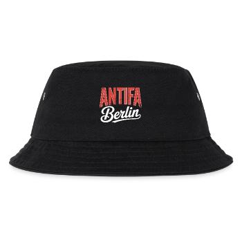 Antifa Berlin - T-shirt antifasciste - Bob Enfant - noir - Devant